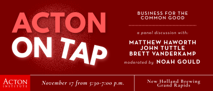 An graphic for Acton on Tap with event details